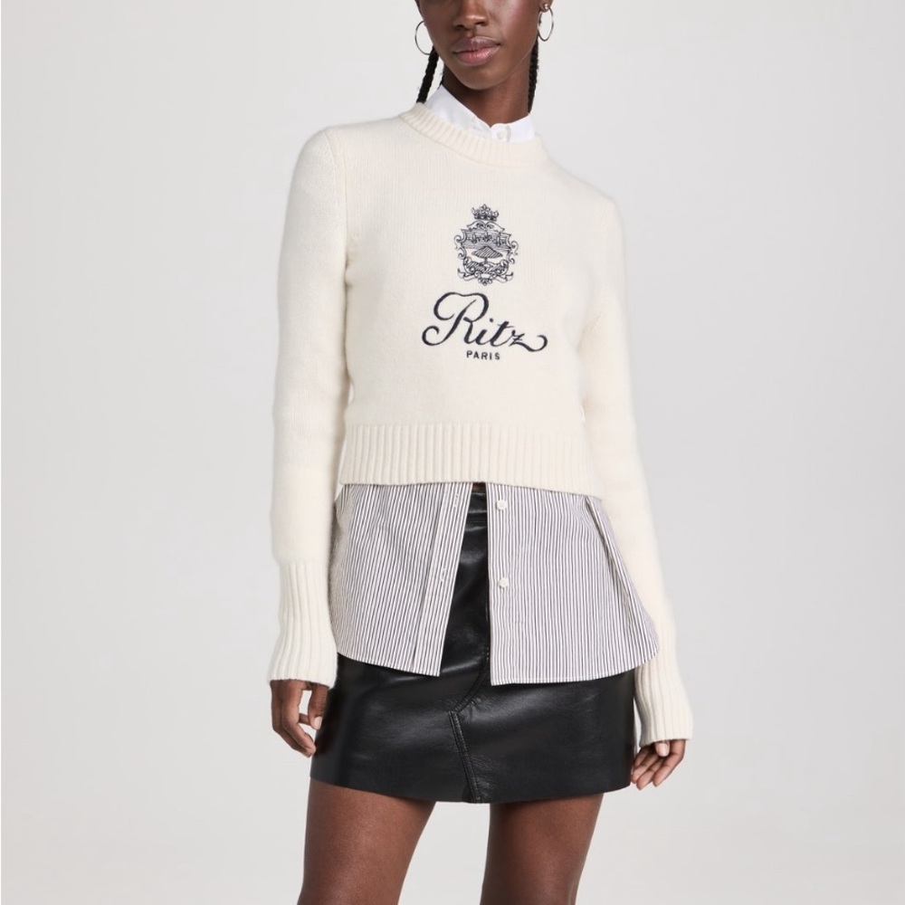 Sold-FRAME x Ritz Paris Cashmere Sweater